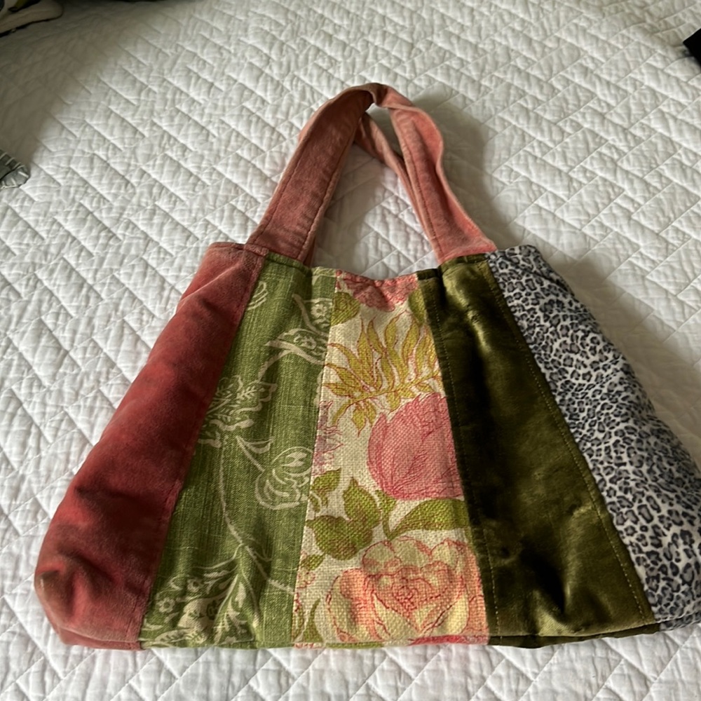 Quilted hand made purse